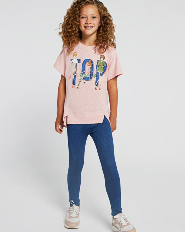 Completino legging punto denim - 6742