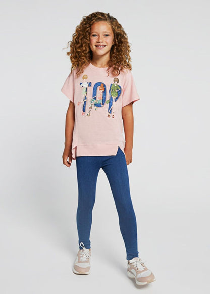 Completino legging punto denim - 6742