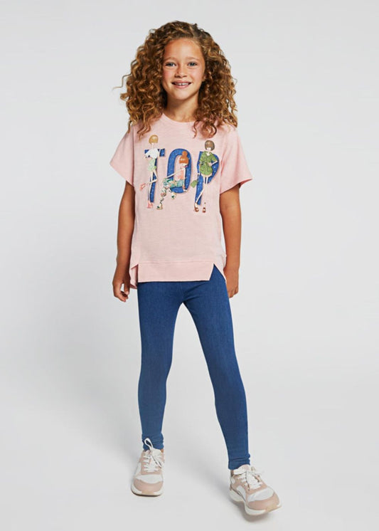 Completino legging punto denim - 6742