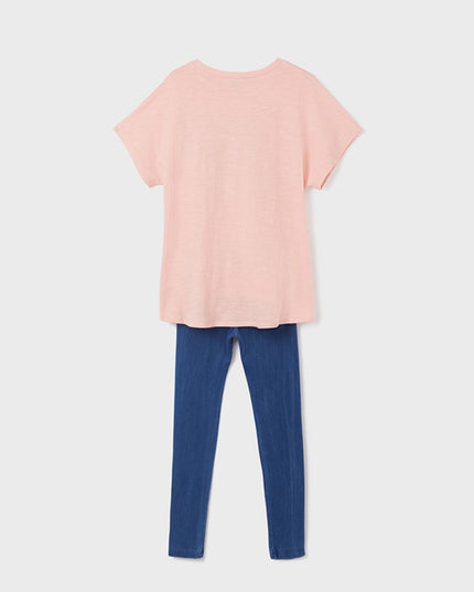 Completino legging punto denim - 6742