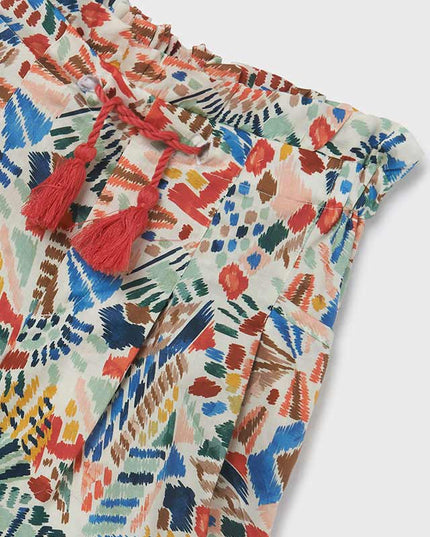 Gonna pantalone stampata - 6907