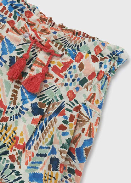 Gonna pantalone stampata - 6907
