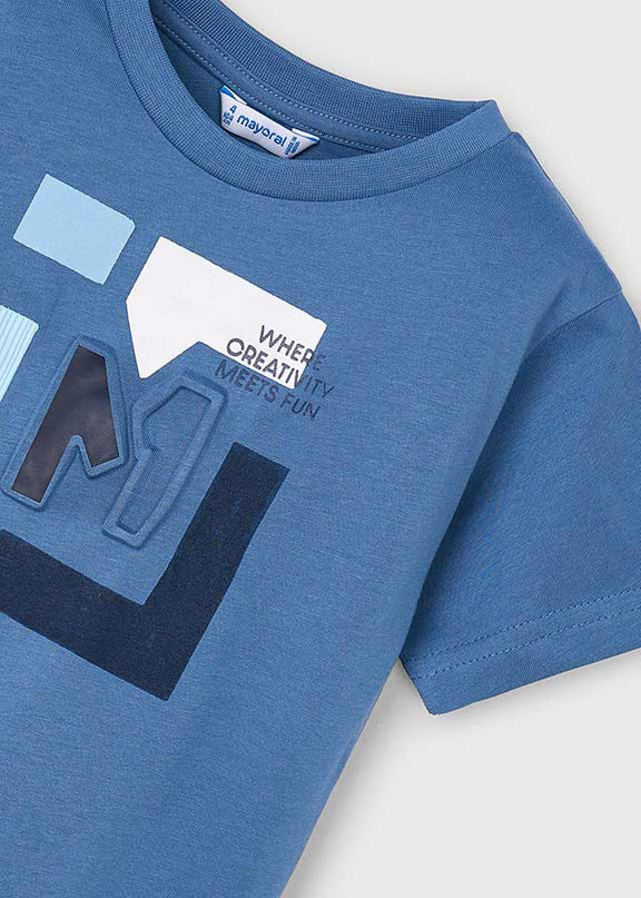 Maglietta m/c embossed - 3030