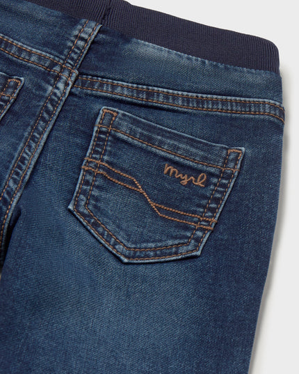 Pantalone soft denim jogger - 2543