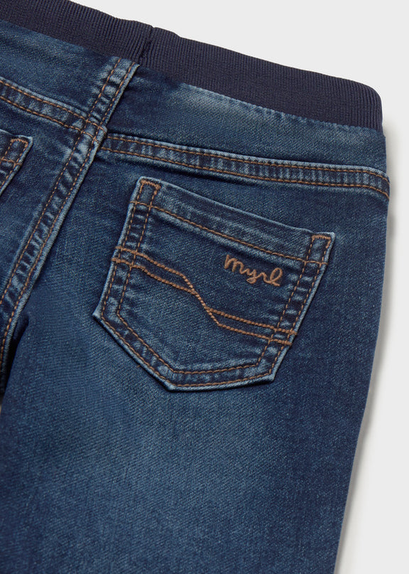 Pantalone soft denim jogger - 2543