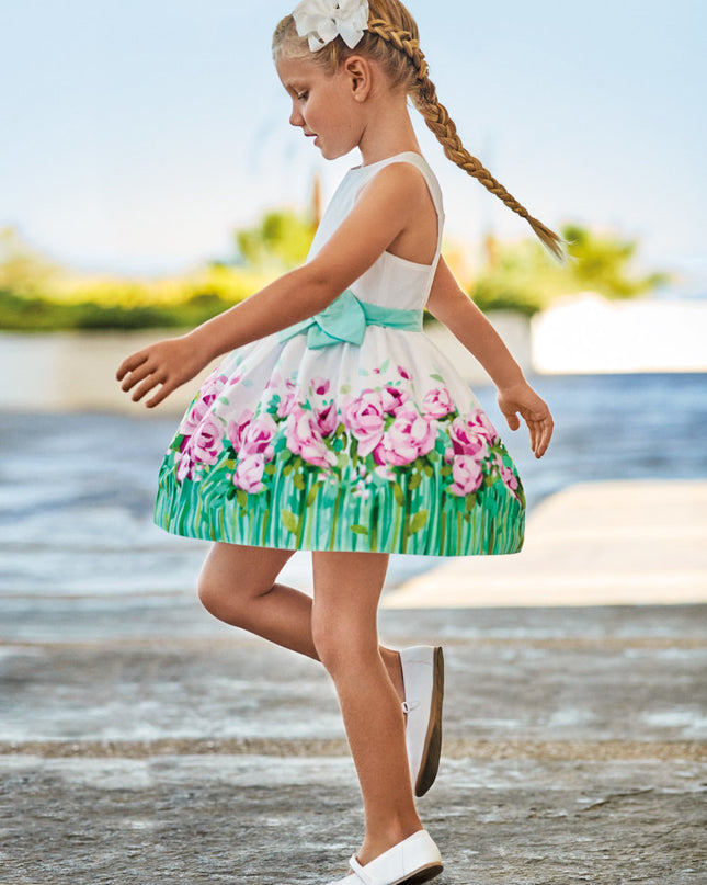 Vestito con bordura - 3915