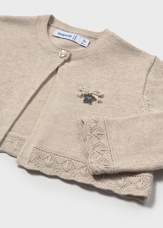 Cardigan tricot basico girocollo - 302