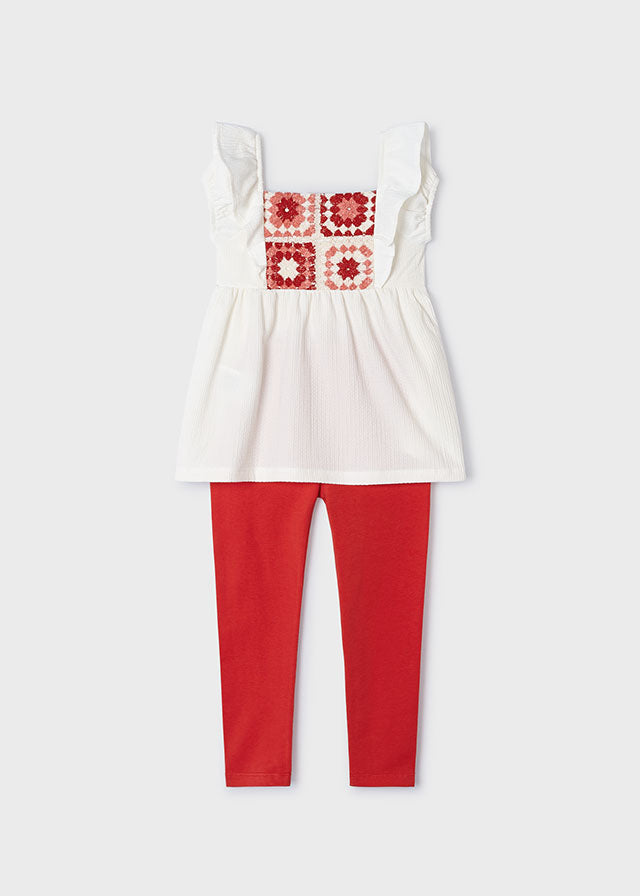 Completo leggings crochet - 3705B
