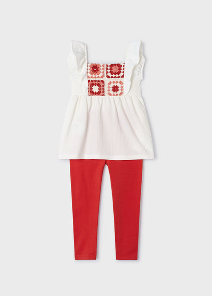 Completo leggings crochet - 3705B