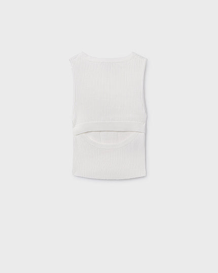 Top tricot cut out schiena - 6026S