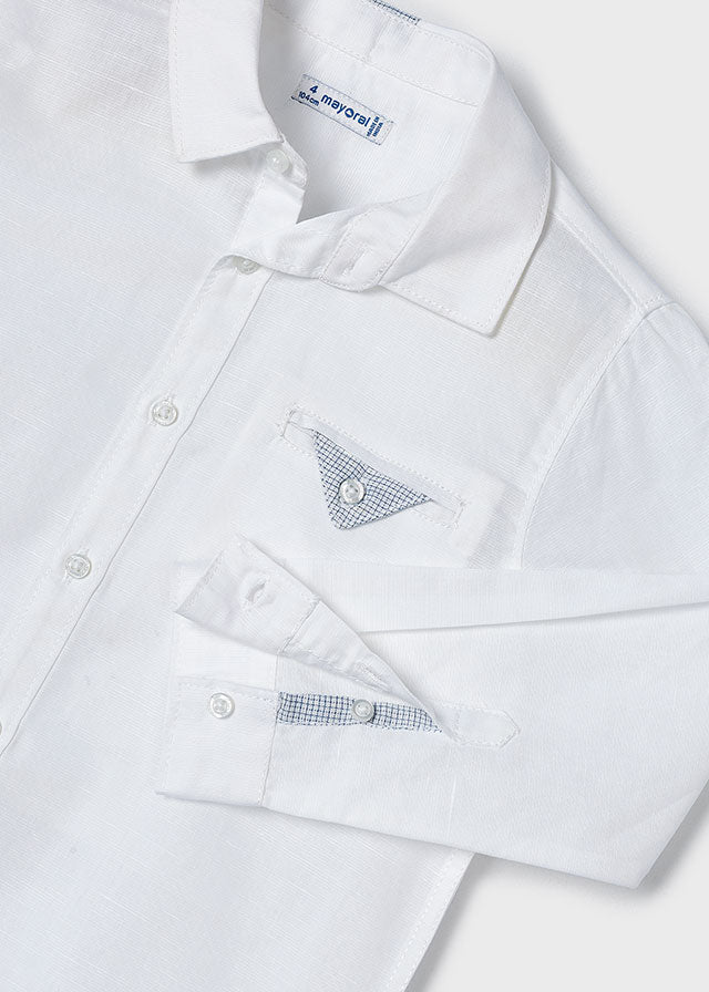 Camicia m/l lino - 3122