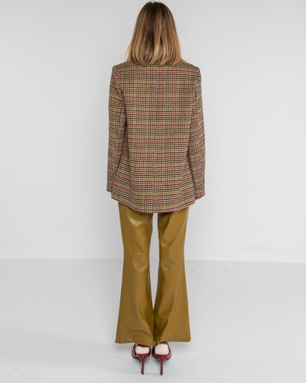 Giacca pied di poule jacquard - LOK07900/1194