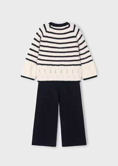 Compl.pantalone tricot righe - 4582