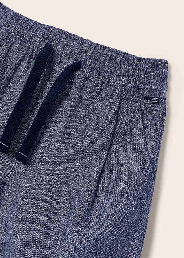 Pantalone lino jogger - 3515