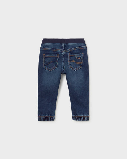 Pantalone soft denim jogger - 2543