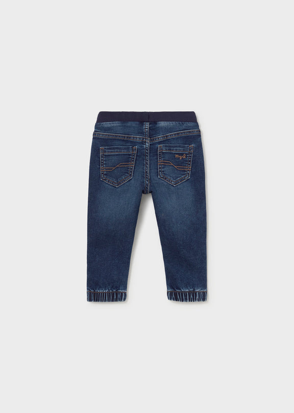 Pantalone soft denim jogger - 2543