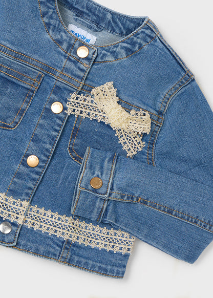 Giacca denim quipur - 3406