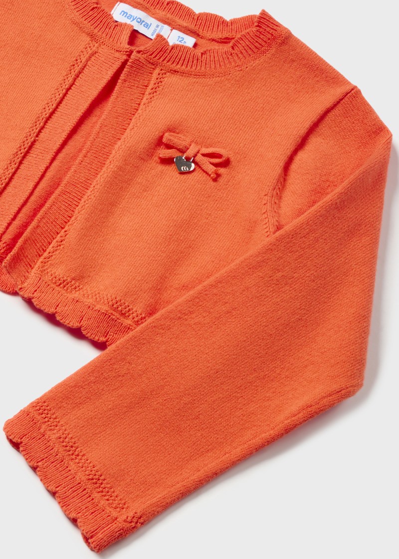 Cardigan tricot basico girocollo - 302