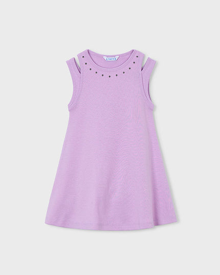 Vestito cut out borchie - 3938