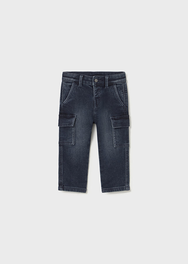 Pantalone soft denim cargo - 2505