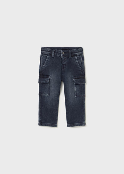 Pantalone soft denim cargo - 2505