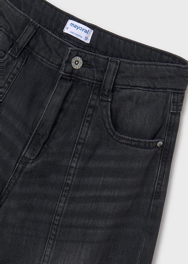 Pantalone lungo jeans wide leg - 6538