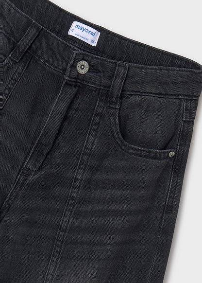 Pantalone lungo jeans wide leg - 6538