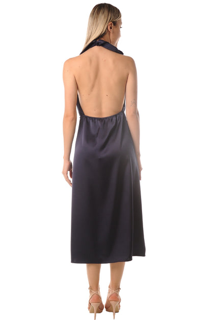 ABITO SCOLLO HALTER IN RAS0 - LOK1047