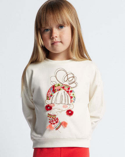 Pullover ricamato - 3469