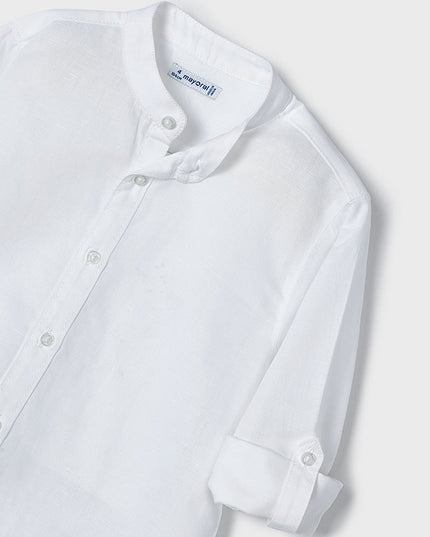 Camicia m/l collo coreana lino - 3120B