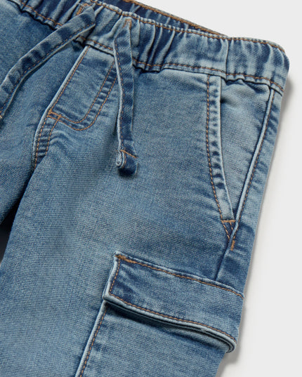 Pantalone soft denim cargo - 2540