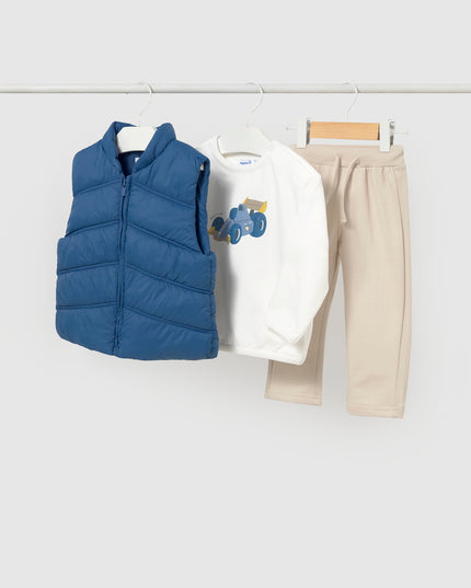 Compl. pantalone felpa-gilet - 2687