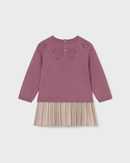 Vestito combinato tricot - 2908