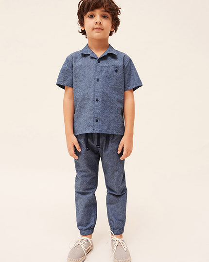 Pantalone lino jogger - 3515