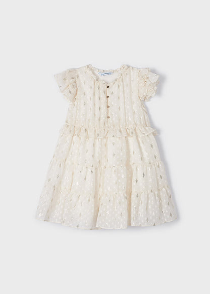 Vestito foil champagne - 3927