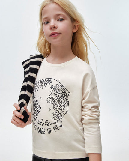 Maglietta m/l grafica - 7056