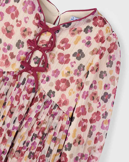 Vestito Plissettato Stampa - 4917