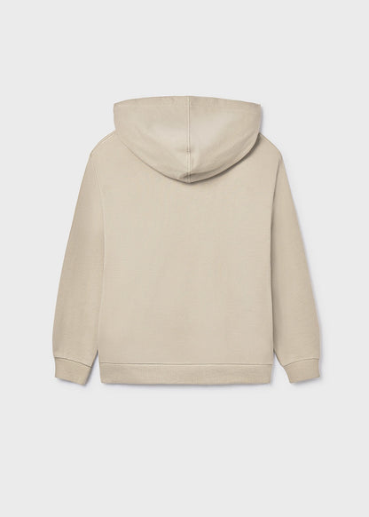 Pullover embosse cappuccio - 7401