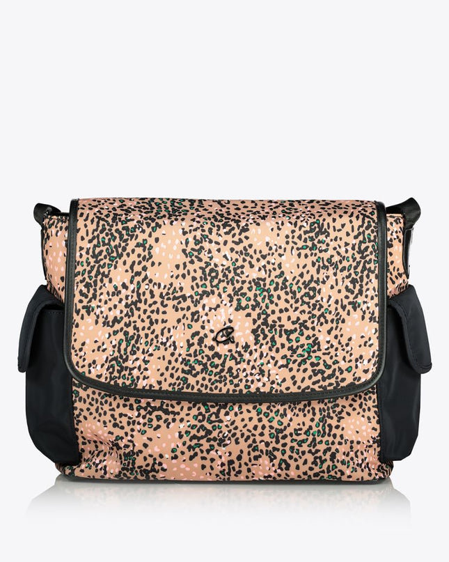 BORSA MAMMA HAPPY LEOPARD IN TESSUTO HARLOW CON CAMBIO - 1010-2969