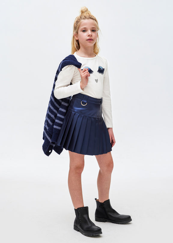 Maglietta m/l ricamata - 7041