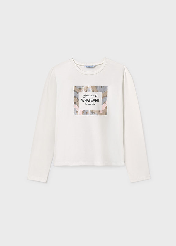 Maglietta m/l ricamata - 7018P