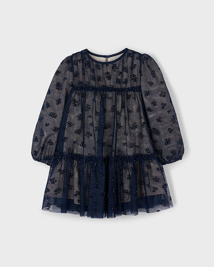 Vestito tulle fantasia - 4919