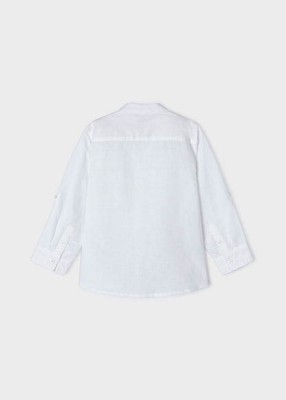 Camicia m/l collo coreana lino - 3120B