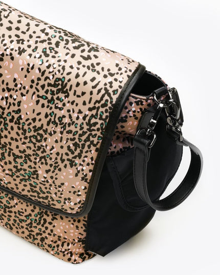 BORSA MAMMA HAPPY LEOPARD IN TESSUTO HARLOW CON CAMBIO - 1010-2969