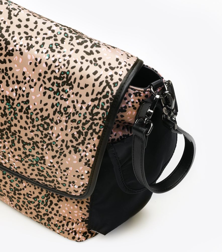 BORSA MAMMA HAPPY LEOPARD IN TESSUTO HARLOW CON CAMBIO - 1010-2969