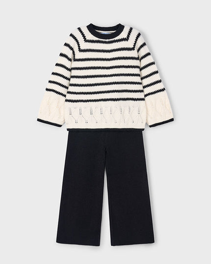 Compl.pantalone tricot righe - 4582