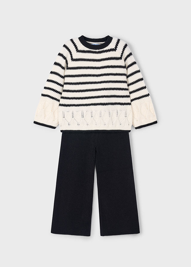 Compl.pantalone tricot righe - 4582