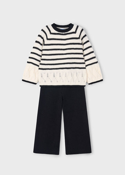 Compl.pantalone tricot righe - 4582