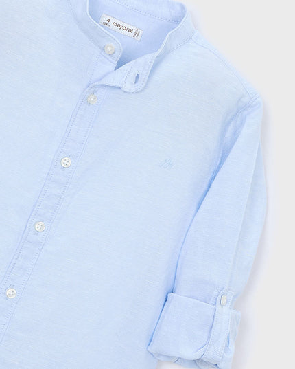 Camicia m/l c/coreana lino - 3118