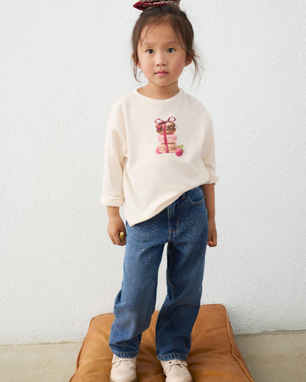 Pantalone lungo denim fantasi - 4520